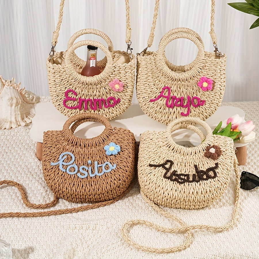 Custom Name Single Pack Letter Tote Bag