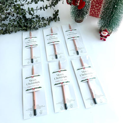 Christmas Seed Pencil - Plantable Favor For Christmas Gift