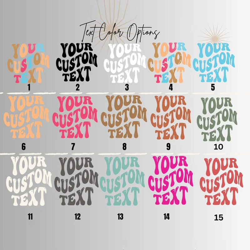 Custom Comfort Colors Shirt, Personalized Text Shirt