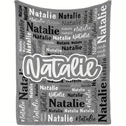 Custom Blanket Personalized Name Blanket Christmas Customized Gifts