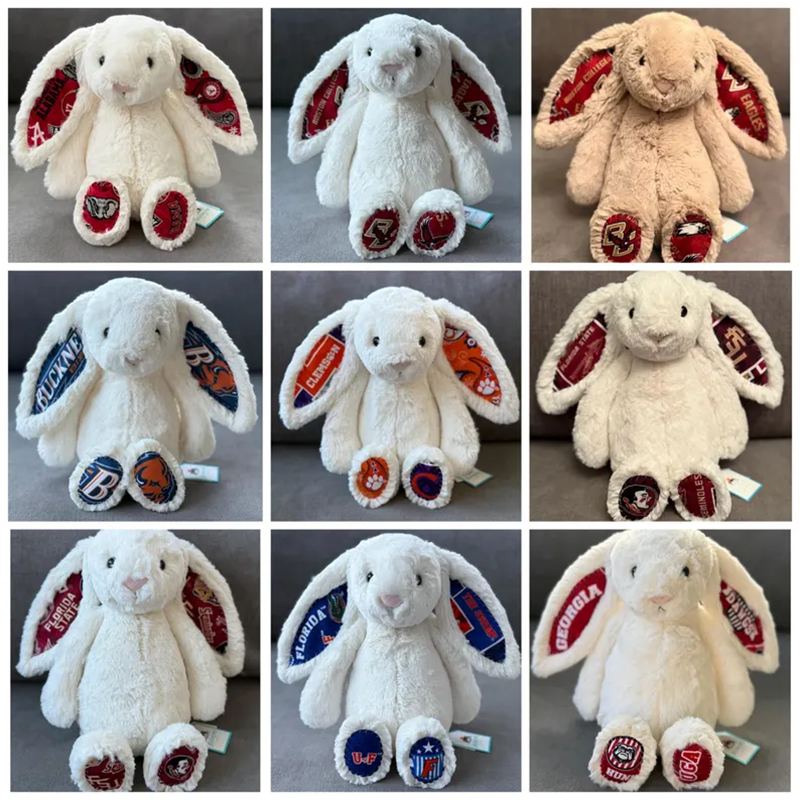 Custom College Bunny - Cream - College Acceptance Gift