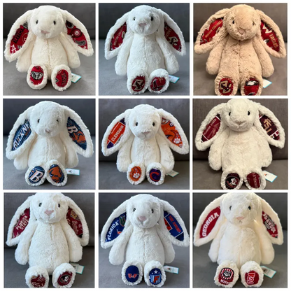 Custom College Bunny - Cream - College Acceptance Gift