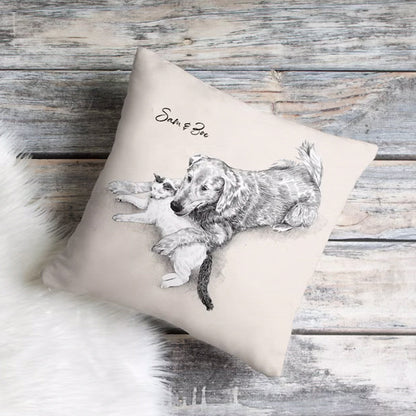 Custom Dog Pillow, Personalized Dog Pillow, Custom Pet Pillow