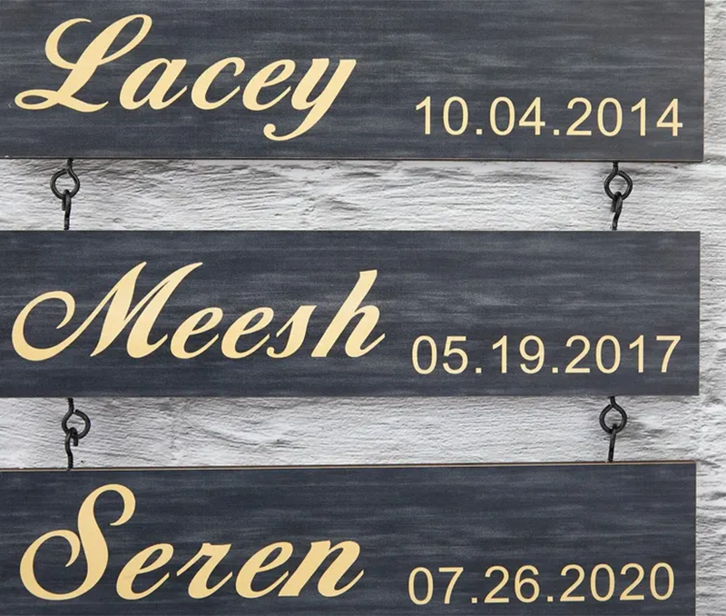 Grandchildren Sign,Personalized Grandparent Sign