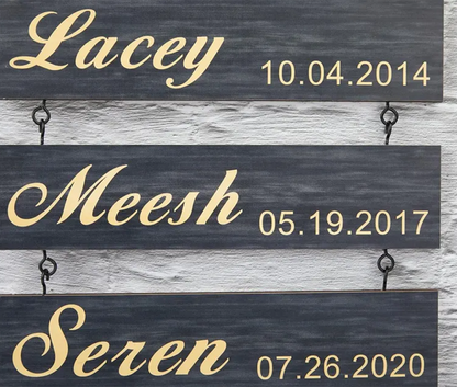 Grandchildren Sign,Personalized Grandparent Sign