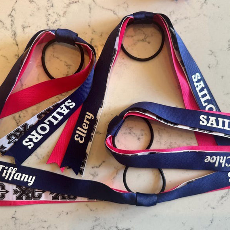 Custom Cross Country Ribbons, Personalized Sports Team Ribbon