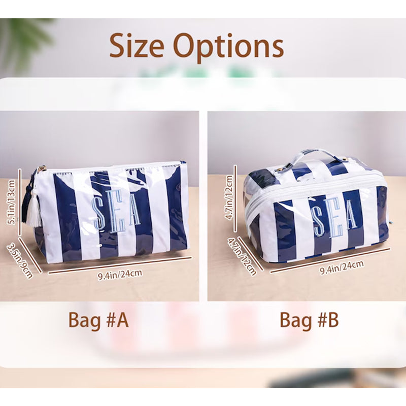 Personalized Embroidered Makeup Bag,Custom Waterproof Cosmetic Pouch