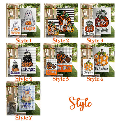 Personalized Garden Flag Halloween Outdoor Decoration