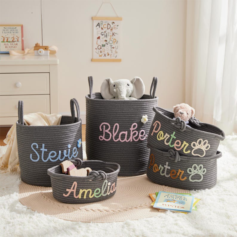 Personalized Basket · Custom Pet Storage Basket