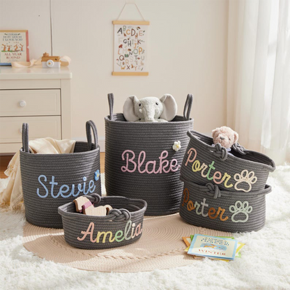 Personalized Basket · Custom Pet Storage Basket