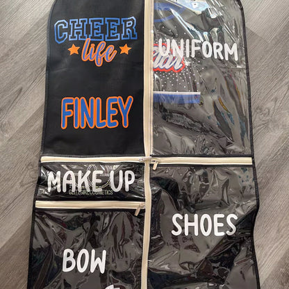 Personalized Cheer Life Garment Bags