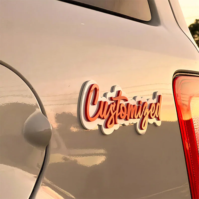 Custom Car Name Emblem Badge Custom