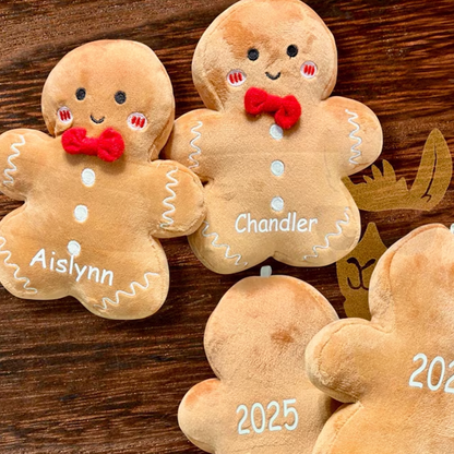 Personalized Gingerbread Plush Toys