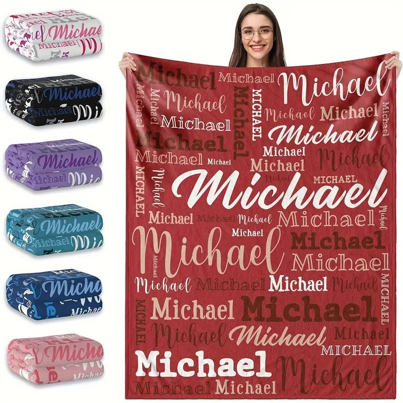 Personalized & Customizable Name Blanket