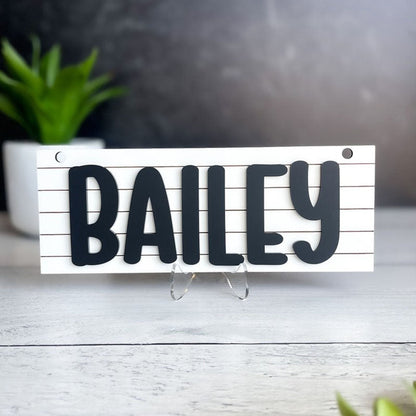 Personalized Crate Sign, Custom Dog Decor, Hanging Crate Sign, Custom Crate Sign, Dog Bone Sign