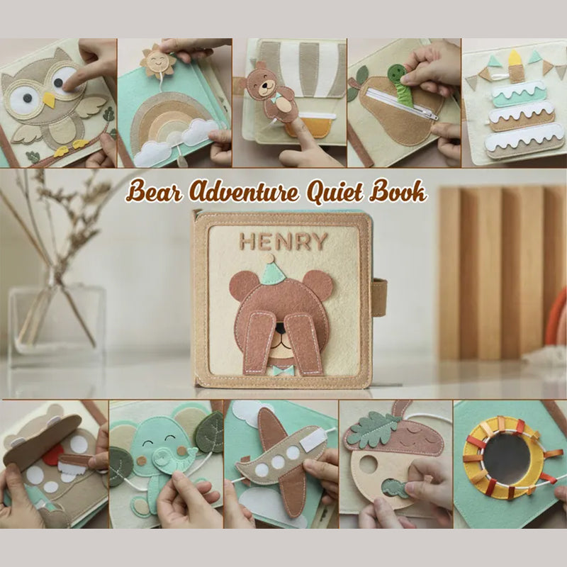 Handmade felt quiet book  First birthday present, Busy book