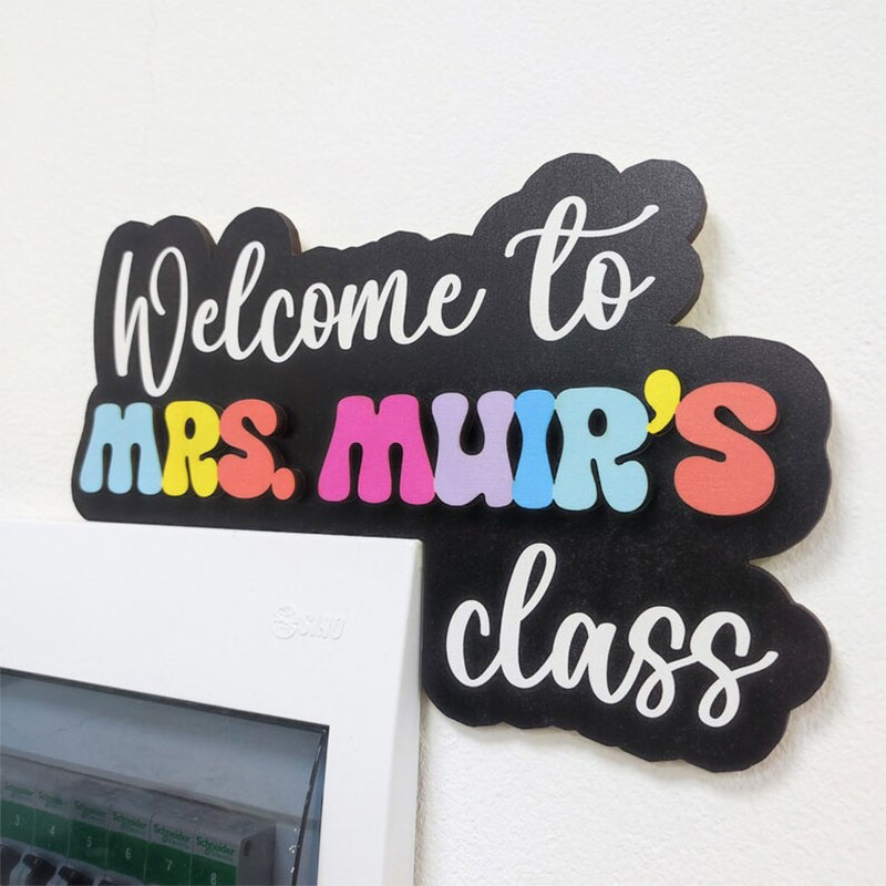 Personalized Name Doorframe Corner Sign