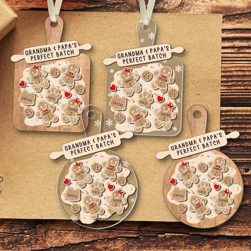 Personalized Gingerbread Christmas Ornament 3D