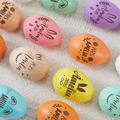 Wooden Easter Eggs, Personalized Wooden Egg