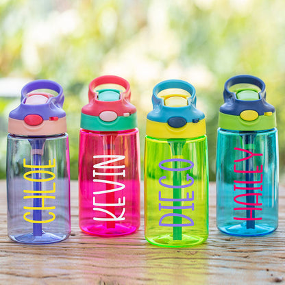 Personalized Water Bottle,Kids Water Bottle,Customized Water Bottle,Kids Water Tumbler,Kids Water bottle
