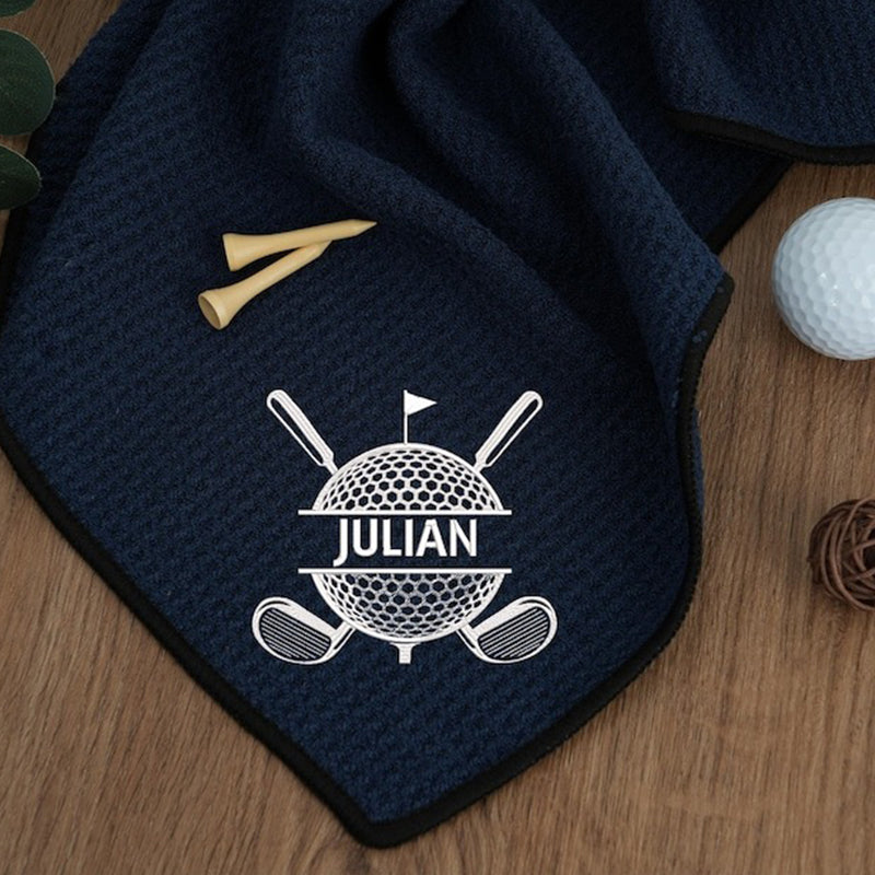 Personalized Print Golf Towel Custom Golf Towel