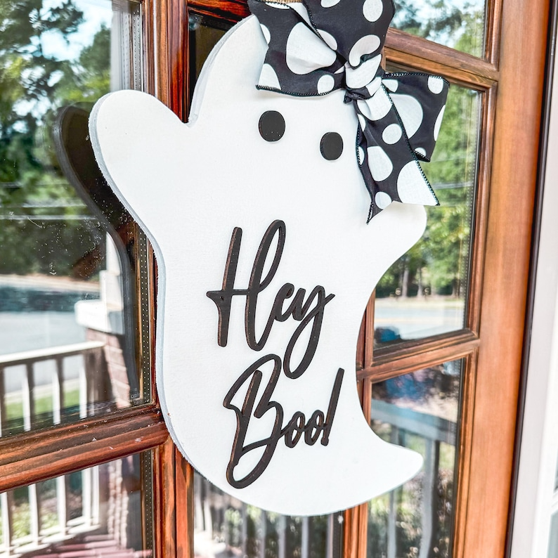 Ghost Door Hanger | Halloween Door Hanger