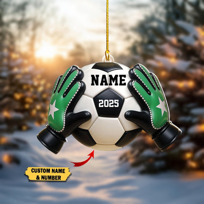Personalized Soccer Ornament