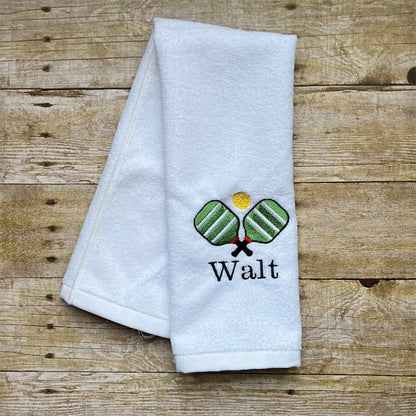 Personalized Pickleball Towel, Birthday Gift For Men