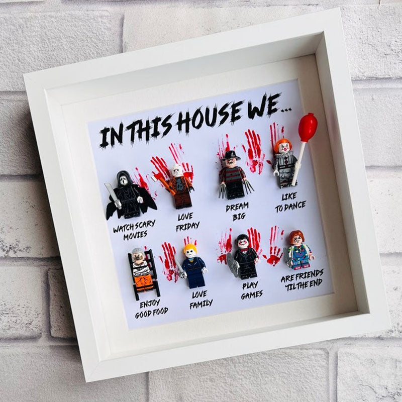 In This House We… Horror Gift Frame | Halloween Scary Movie Personalised Gift