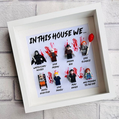 In This House We… Horror Gift Frame | Halloween Scary Movie Personalised Gift