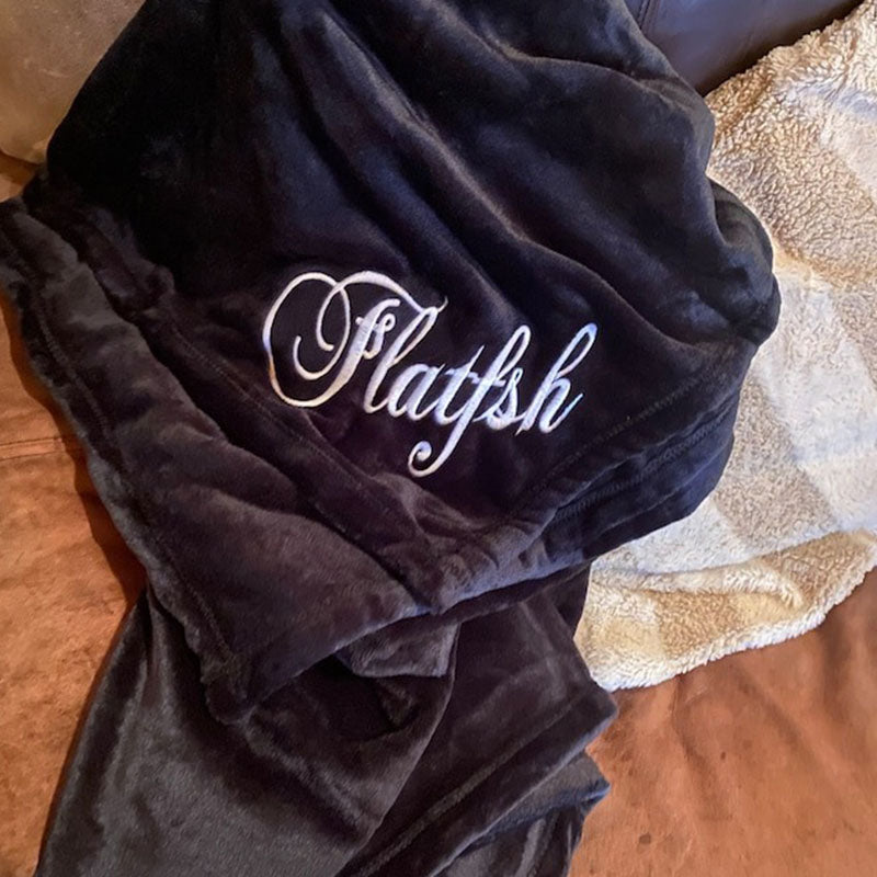 Personalized Custom Soft Blanket with SCRIPT Name