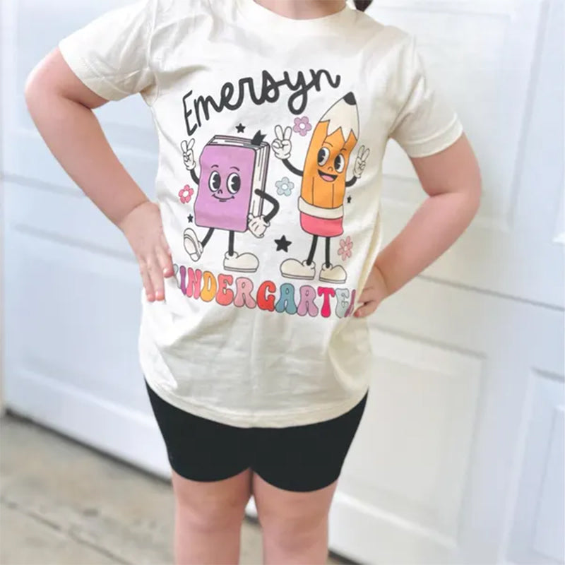 Personalized Kindergarten Shirt, Personalized Back to School Shirt Personalized First Grade Shirt