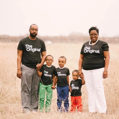 Son  Child Dad  Remix Set Clothing T-shirts