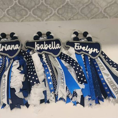 Cheer bogg bag tag, Cheerleader Tassel Charm Sport Duffle bag