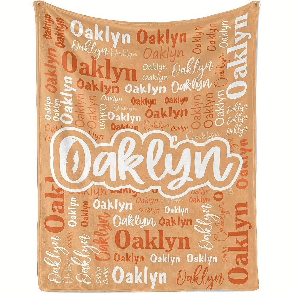 Custom Blanket Personalized Name Blanket Christmas Customized Gifts