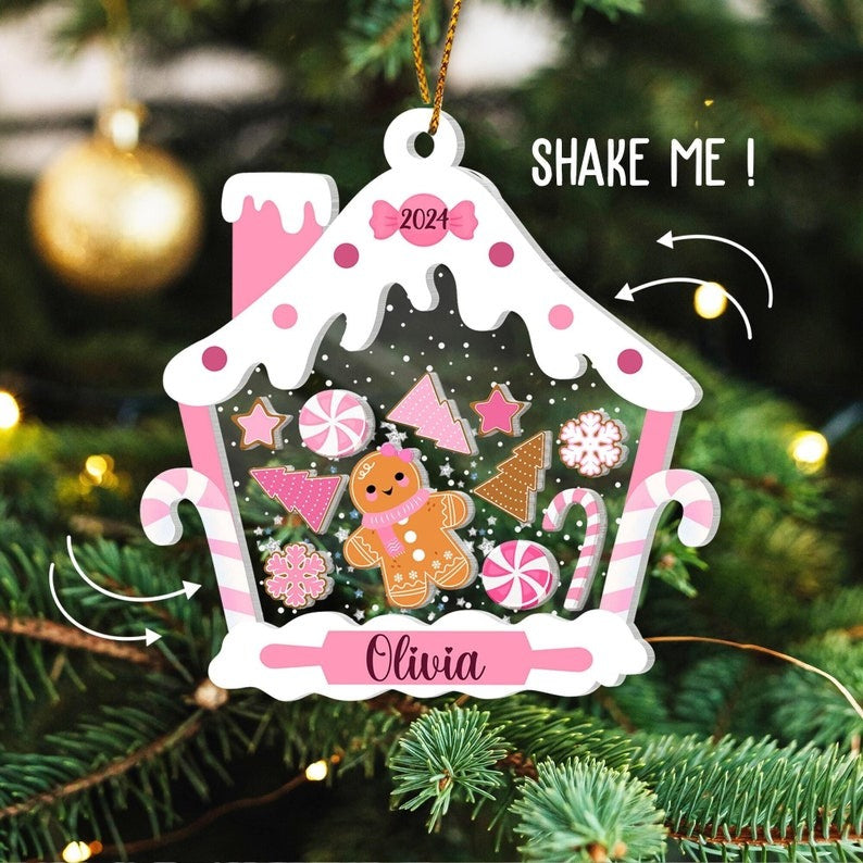 Personalized  Kids Ornament, Custom First Christmas Kids Ornament 2024