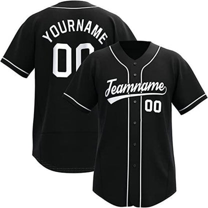 Personalized Team Name And Number Baseball Jersey, Custom Baseball