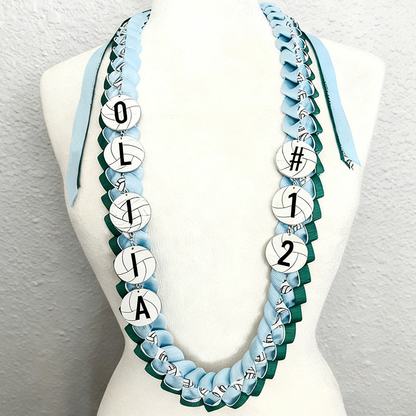 VOLLEYBALL Ribbon Lei
