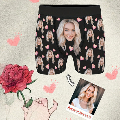 Men's Custom Boxer Briefs - Personalized Photo