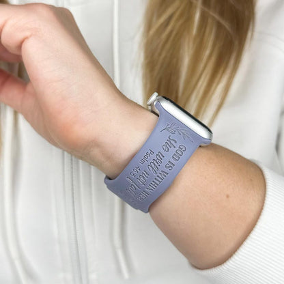 God is Within Her Watch Band compatible with Apple Watch Band