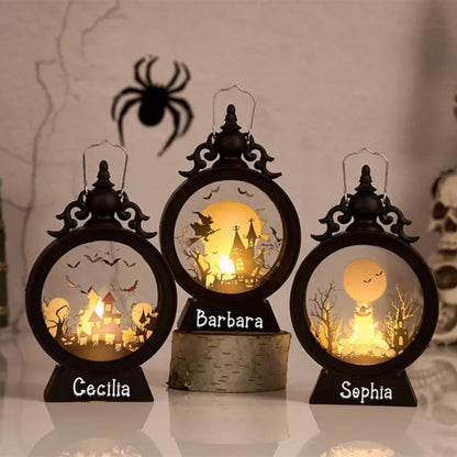 Personalized Kids Halloween Light,Custom Halloween Lantern with name