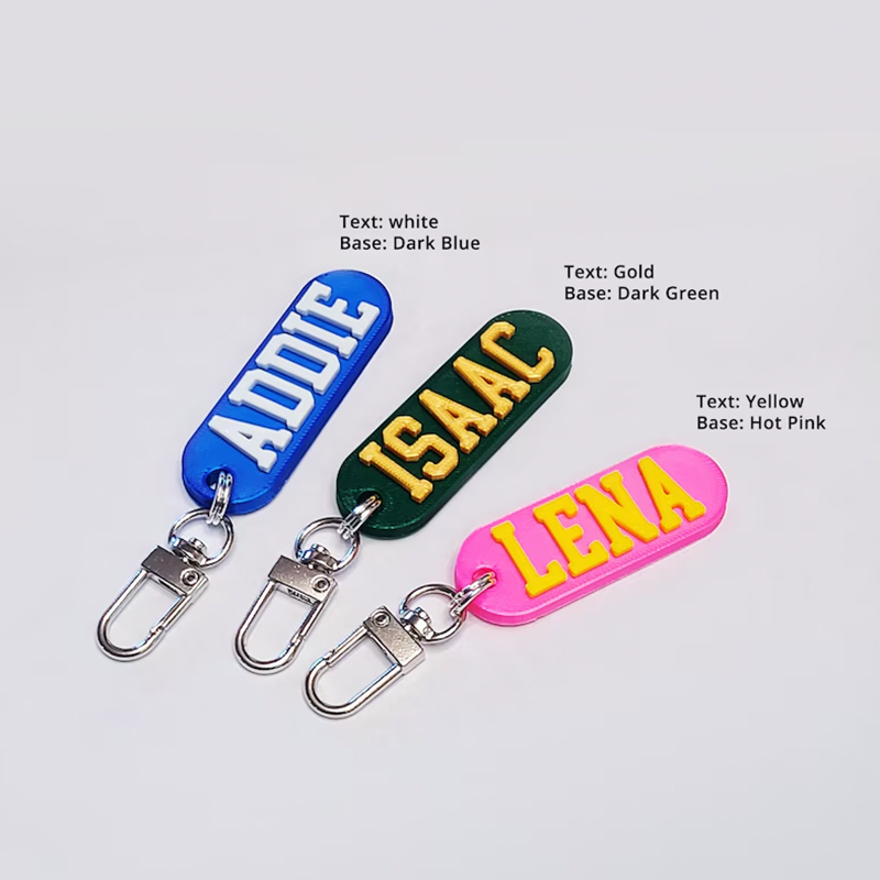 Personalized Name Keychain / Multicolor Personalized Keychain