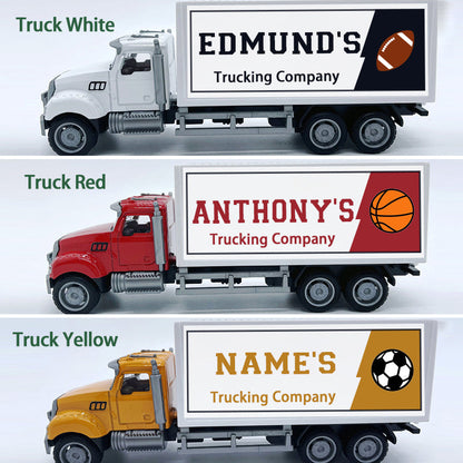 Personalized Kids Toy Truck, Customized with Your Child's Name