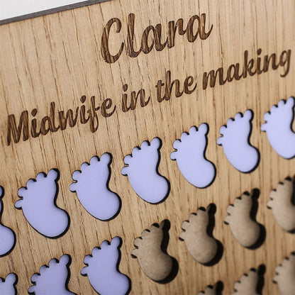 Student Midwife Gift - Student Midwife Birth Counting Board