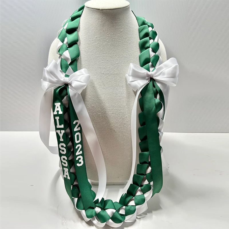 Graduation Lei with bows Graduation lei Grad gift
