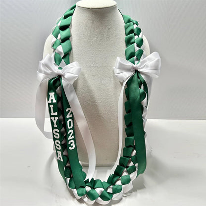 Graduation Lei with bows Graduation lei Grad gift