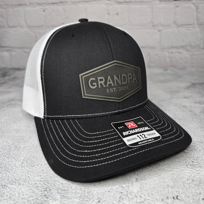 Custom Grandpa Hat, Grandpa Cap EST. any year 2024, 2025, etc