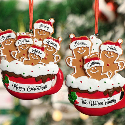 Personalized Gingerbread Christmas Ornament 2024