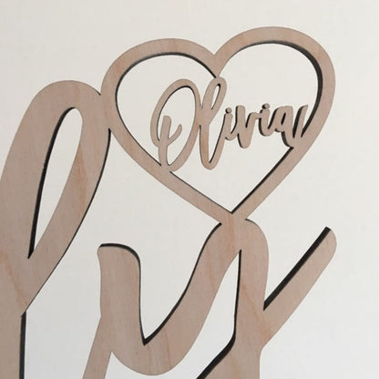 Our Family Personalised Wooden Sign, Custom Family Sign, Wooden Wall Sign