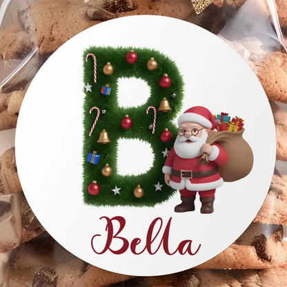 Personalized Christmas Stickers/Christmas Present Label Santa Gift Sticker